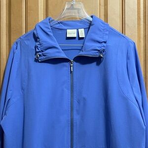 Chicos Zenergy Full Zip Athletic Jacket Size 3 US XL